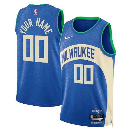 NBA Mænd Trøje Milwaukee Bucks Custom 2023-24 Nike City Edition Swingman